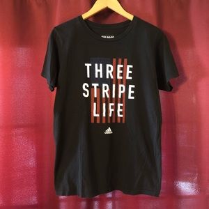 Adidas “Three Stripe Life” T-shirt